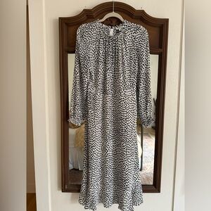 JCrew Factory Polka Dot Midi Dress